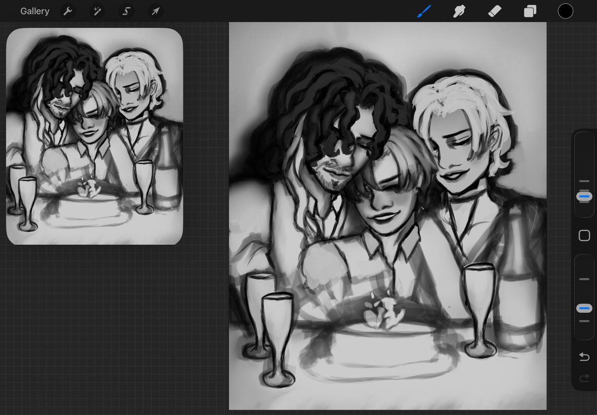 featvitan's tweet photo. #tappingout for tonight clea looks kind of bad im so sorry clea ill fix you tomorrow when i hate myself less https://t.co/vTE4ZtBIdU