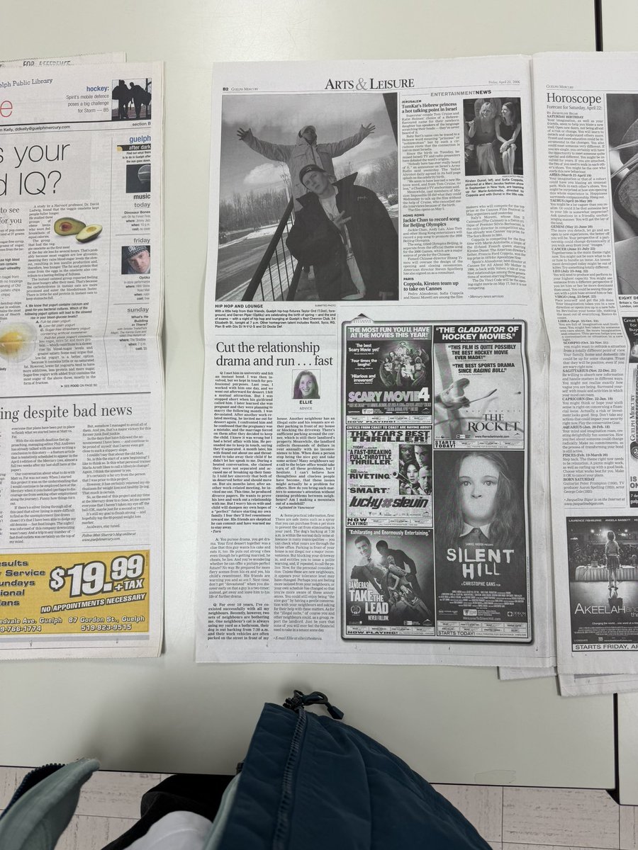 optikzofficial's tweet image. Thank you @guelphpubliclibrary and specifically the team in the archives department for helping me track down every single Guelph Mercury and Guelph Tribune article I was ever featured in over the past 26 years since 1999 when I started my music career. 📰🙌🏻 #Optikz