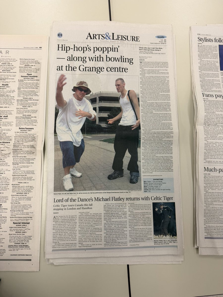 optikzofficial's tweet image. Thank you @guelphpubliclibrary and specifically the team in the archives department for helping me track down every single Guelph Mercury and Guelph Tribune article I was ever featured in over the past 26 years since 1999 when I started my music career. 📰🙌🏻 #Optikz