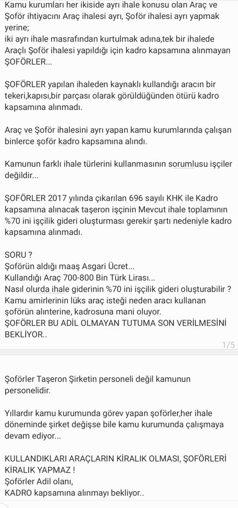ismetayerden's tweet photo. #kiralikAracSoforleri #taseron #Taseronkadrobekliyor https://t.co/Zauj1ABecU