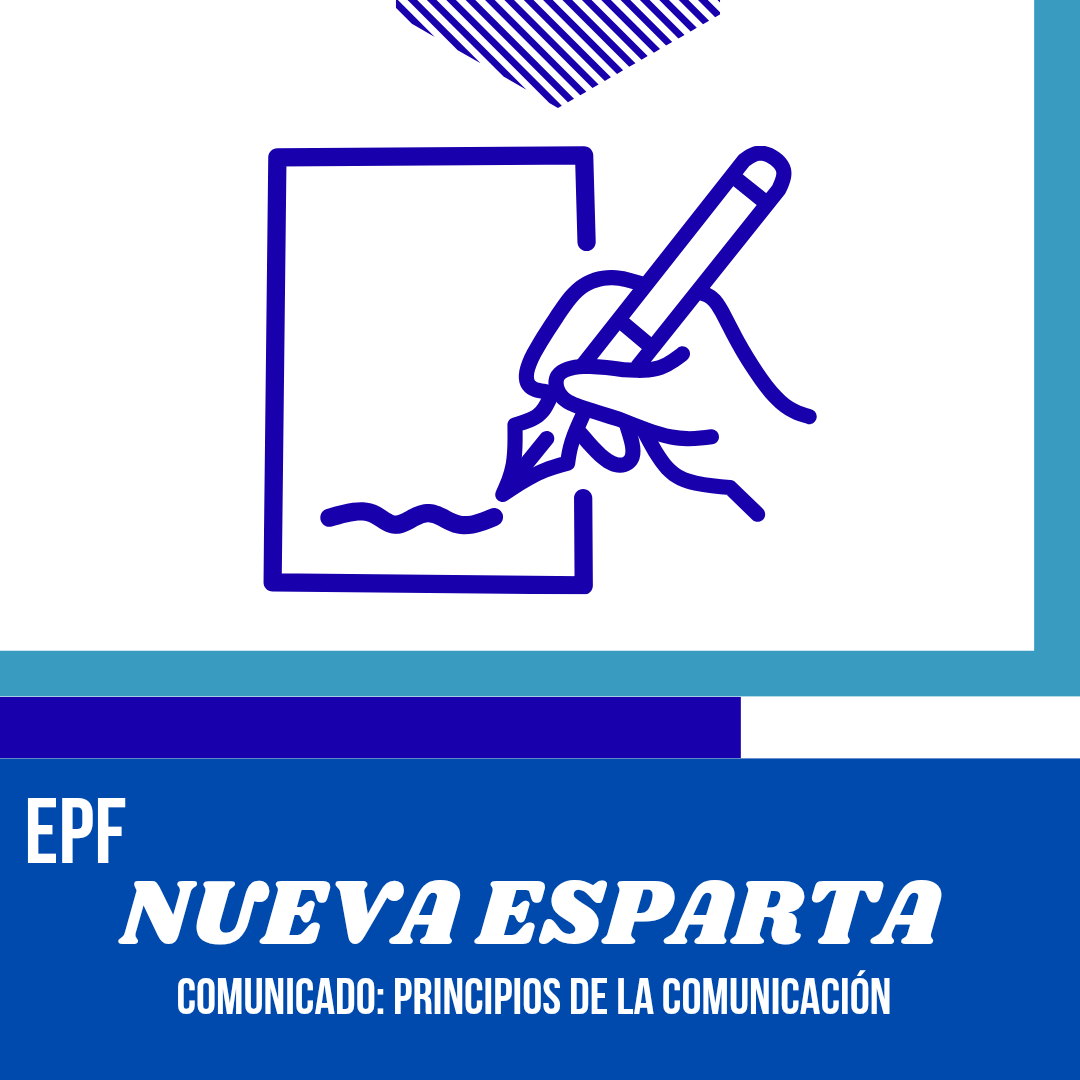 𝙉𝙪𝙚𝙫𝙖 𝙀𝙨𝙥𝙖𝙧𝙩𝙖 ✨ El <a href="/CNPNuevaEsparta/">CNPNuevaEsparta</a> se pronunció a través de un Comunicado sobre los principios de la comunicación. Para mayor detalle ingresa a su perfil y amplia la información.