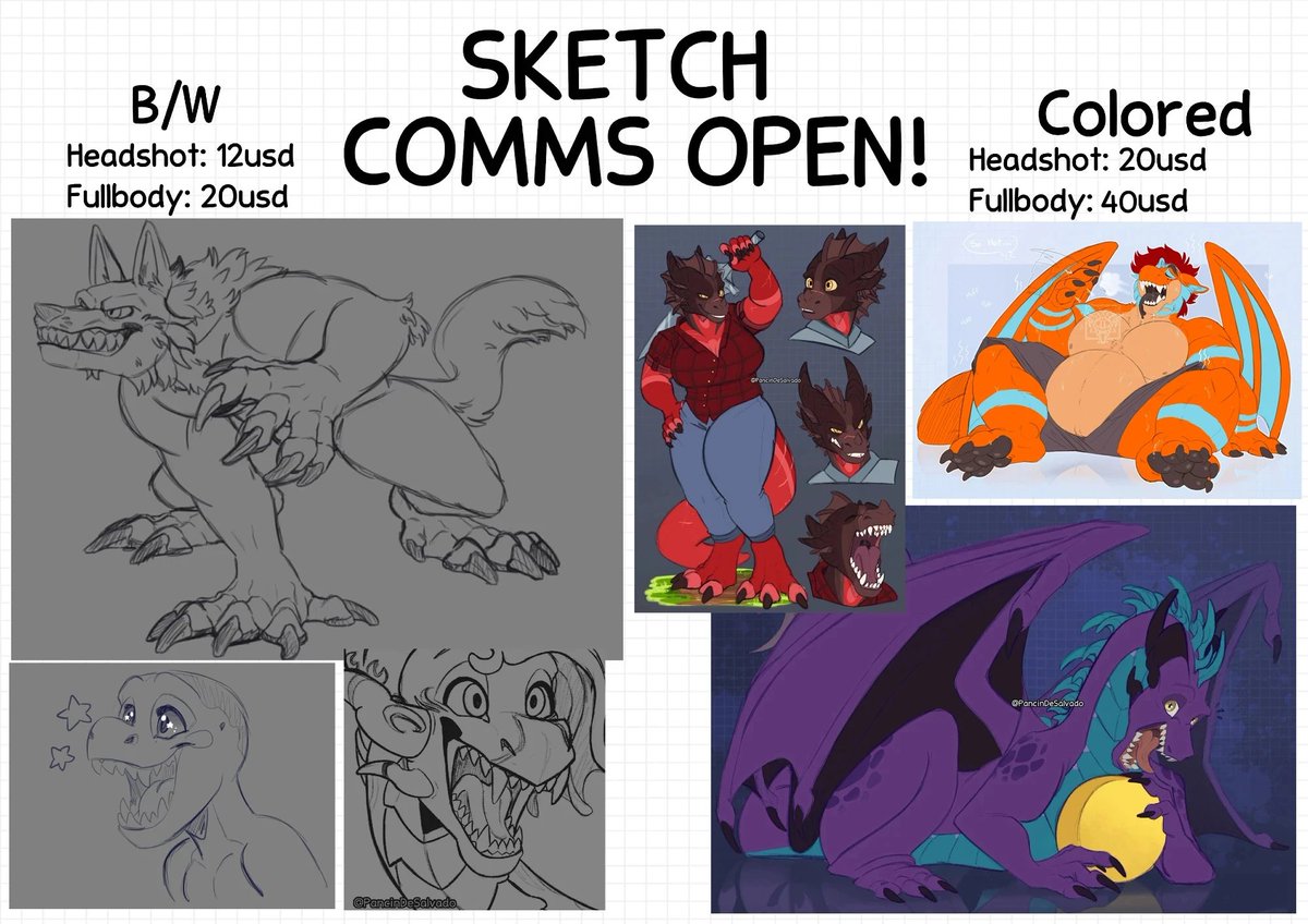 🦈OPENING SKETCH C0MMS TO GET MY PARTNER A BDAY PRESENT! 
🦈CAN BE 🔞

C0MMENT OR DM TO CLAIM!!