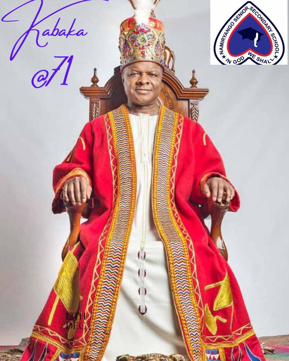 NamiryangoS's tweet photo. The King of @BugandaOfficial, His Majesty Kabaka Ronald Muwenda Mutebi Il, is 71 years of age today, April 13, 2026.
Yuguma Yuguma Ayi Ssaabasajja kabaka! 
#namiryangosss
#KabakaMutebiAt71 
@bbstvug @892cbsFm @cbsfm_ug @DavidLumansi @Buganda_Youths https://t.co/aGG7LsH1n2