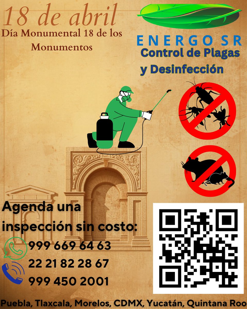 BenitesDem29030's tweet photo. contacto@energosr.com y energosr.ventas@gmail.com
#controldeplagas #fumigaciones #cucarachas #termitas #rata #raton #mosca #mosco #araña #hormiga #chinche #garrapata #pulga #aves #serpiente #PLAGAS #contratación #ventas #industrial #mantenimiento #proyecto #residencialCONTROL https://t.co/voIsl1zW70