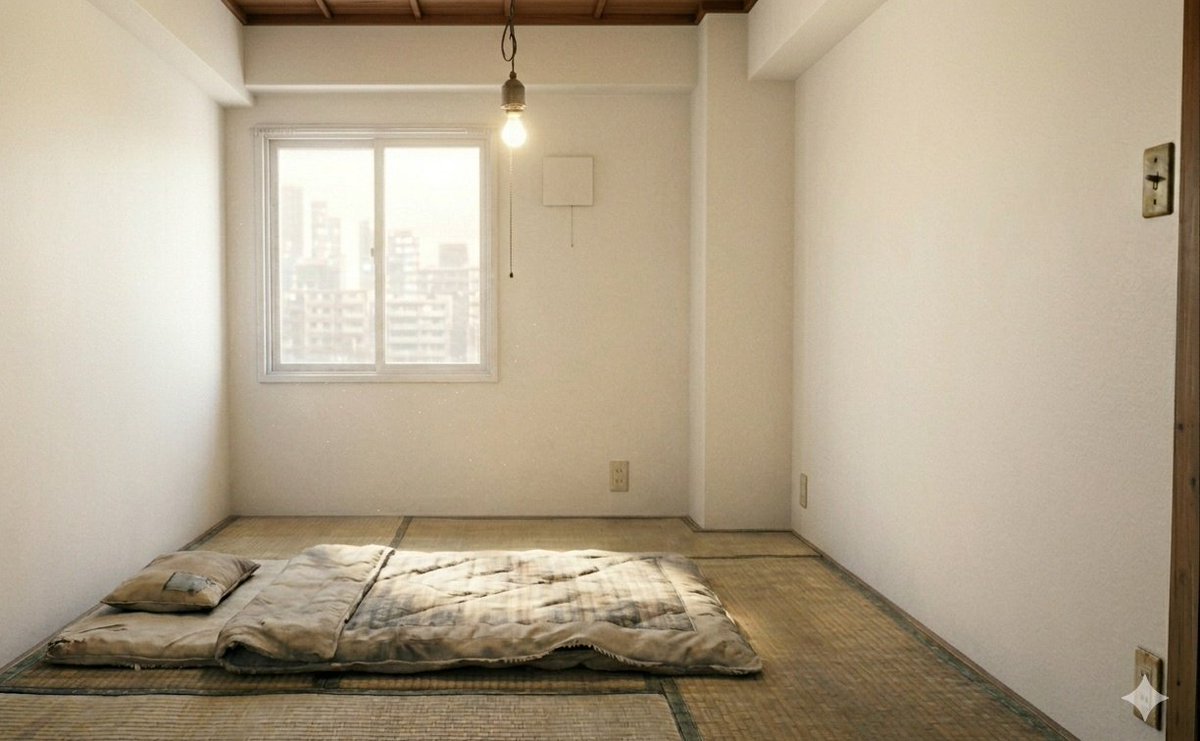 十六の時に

生まれて初めて部屋を借りた

テレビも カーテンもない

なにもない部屋だった

そんな時期に 彼女が出来た

せんべい布団しかない

音のない部屋で

語り合ったり

抱きしめ合ったりしてた

いま振り返ると恥ずかしいけど

それでも幸せだった

いや、たまたま思い出しただけ。