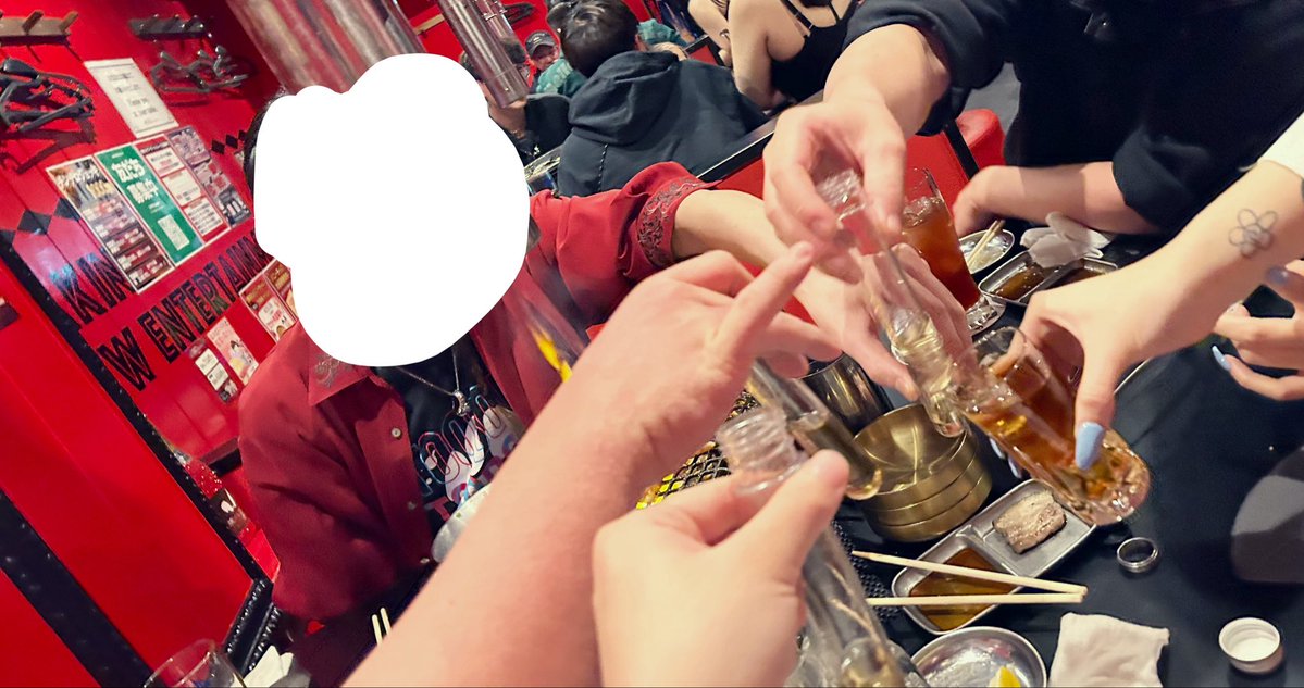 昨日のバニー焼肉。