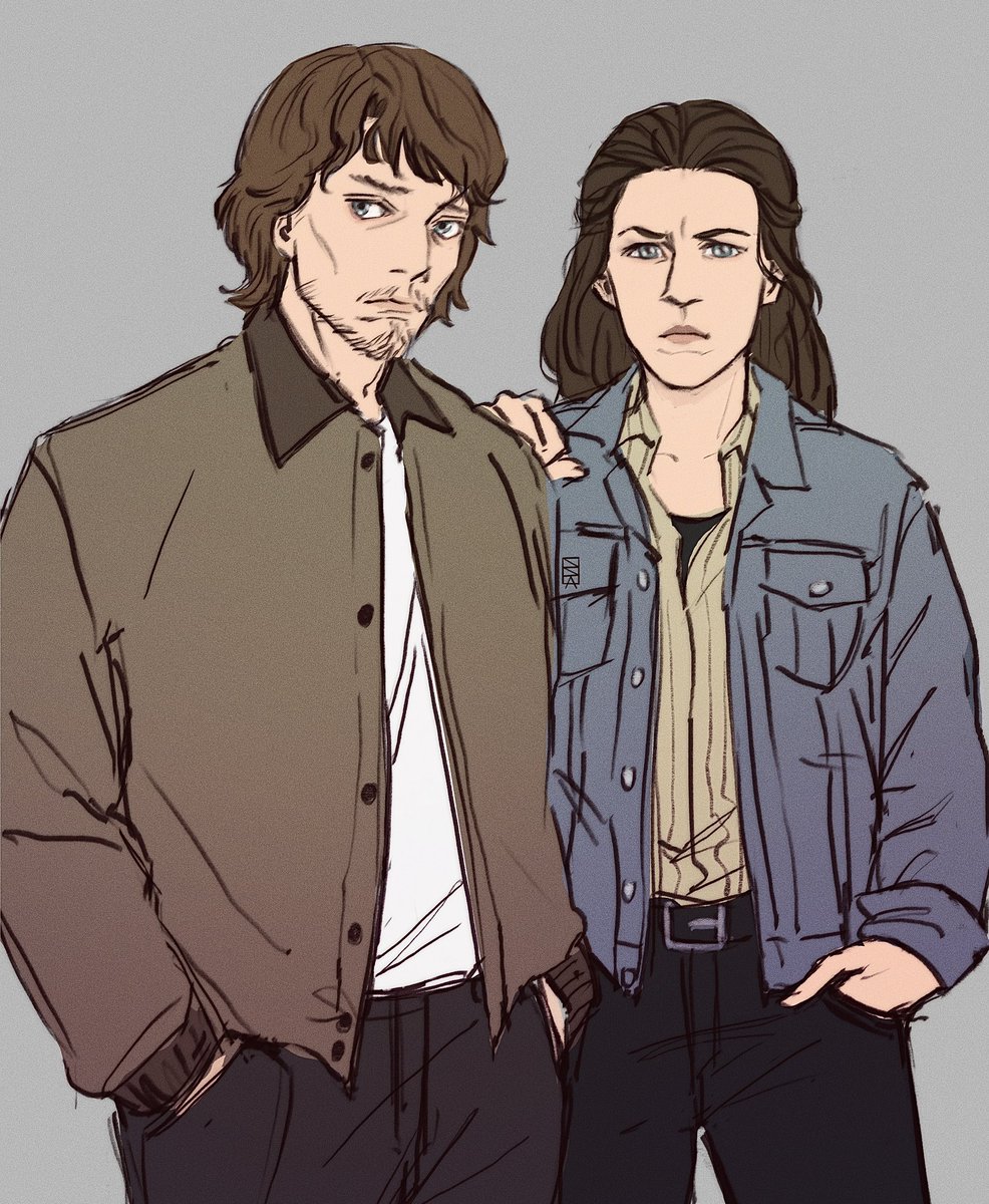 sdelarts's tweet image. Some Greyjoys. 🦑 
I just thought Theon looked lonely so I added Yara 🙂‍↕️ 

#fanart #myart #got