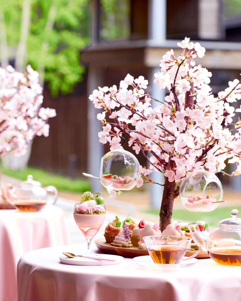 🌸お花見団子アフタヌーンティー 🍡 春の楽しみといえばお花見🌸 花