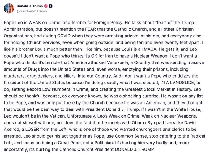 Pope Respecter tweet media