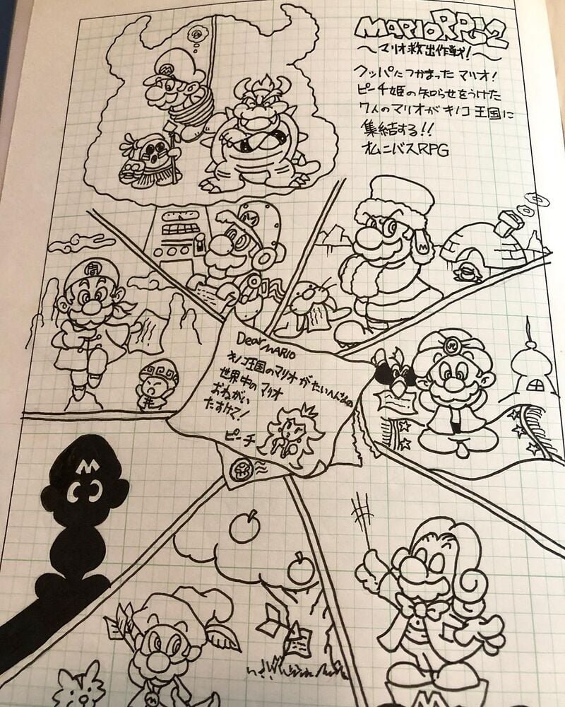 Super Mario Concept Art tweet media