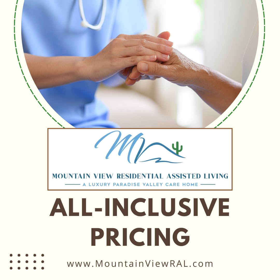 MountainViewRAL's tweet photo. 𝑨𝒍𝒍-𝑰𝒏𝒄𝒍𝒖𝒔𝒊𝒗𝒆 𝑷𝒓𝒊𝒄𝒊𝒏𝒈
#homewithaview #SeniorLiving #qualitycare #assistedliving #seniorcare #Arizona
https://t.co/EgrnpBtY0P https://t.co/kggE0Ap5iE