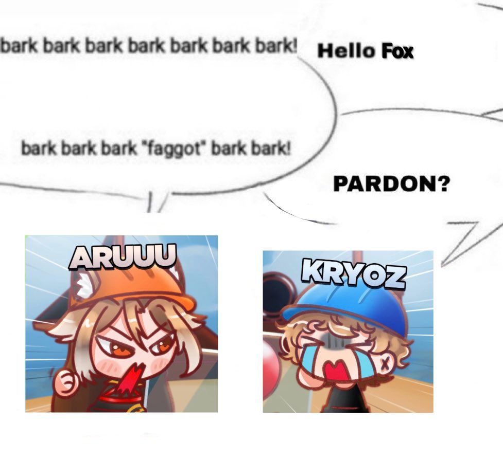 Sil3n1_'s tweet image. Most normal interaction between them