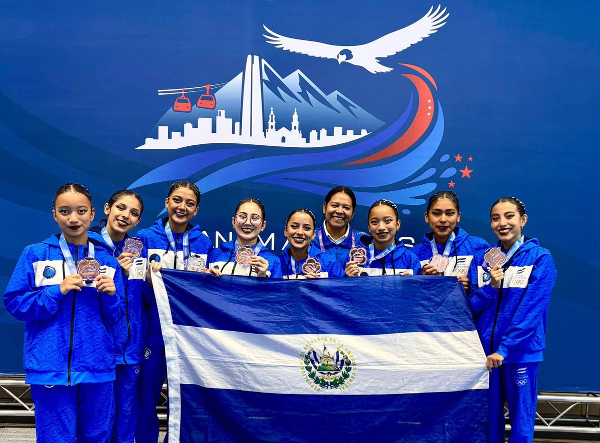 indeselsalvador's tweet image. ¡Natación artística logra plaza a Juegos Santo Domingo!

#Natación | La selección salvadoreña de natación artística aseguró su clasificación a los Juegos Centroamericanos y del Caribe Santo Domingo 2026, tras su destacada participación en los PanAm Aquatics Artistic Swimming