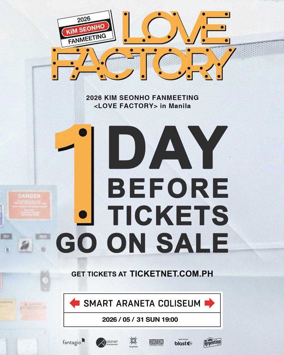 ovationprod's tweet image. TOMORROW is the big day, Seonhohadas! 📢

We are 1 DAY AWAY from the ticket selling for 2026 KIM SEONHO FANMEETING  in Manila. 

Make sure you’ve checked the fan benefits and ticket tiers one last time. 

Stay loaded with excitement as we count down the final hours.

See you at