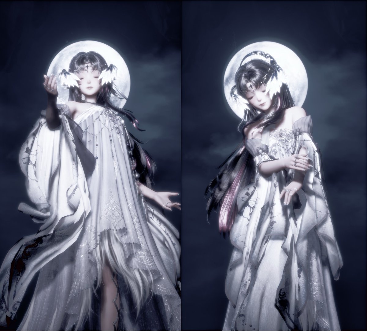 timelessnikki's tweet photo. A moonlit night for all 

#InfinityNikki #infinitynikkitwt https://t.co/wy40qE1Kzc