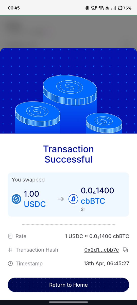 futuretradingsi's tweet image. Day 185 of SIP in cbBTC (BTC) , Using coins.me .

@coinsme_HQ @P2Pdotme @p2pdotfound

#SIP #coinsdotme #p2pdotme
t.me/+tNZBwlo_JXAwY…