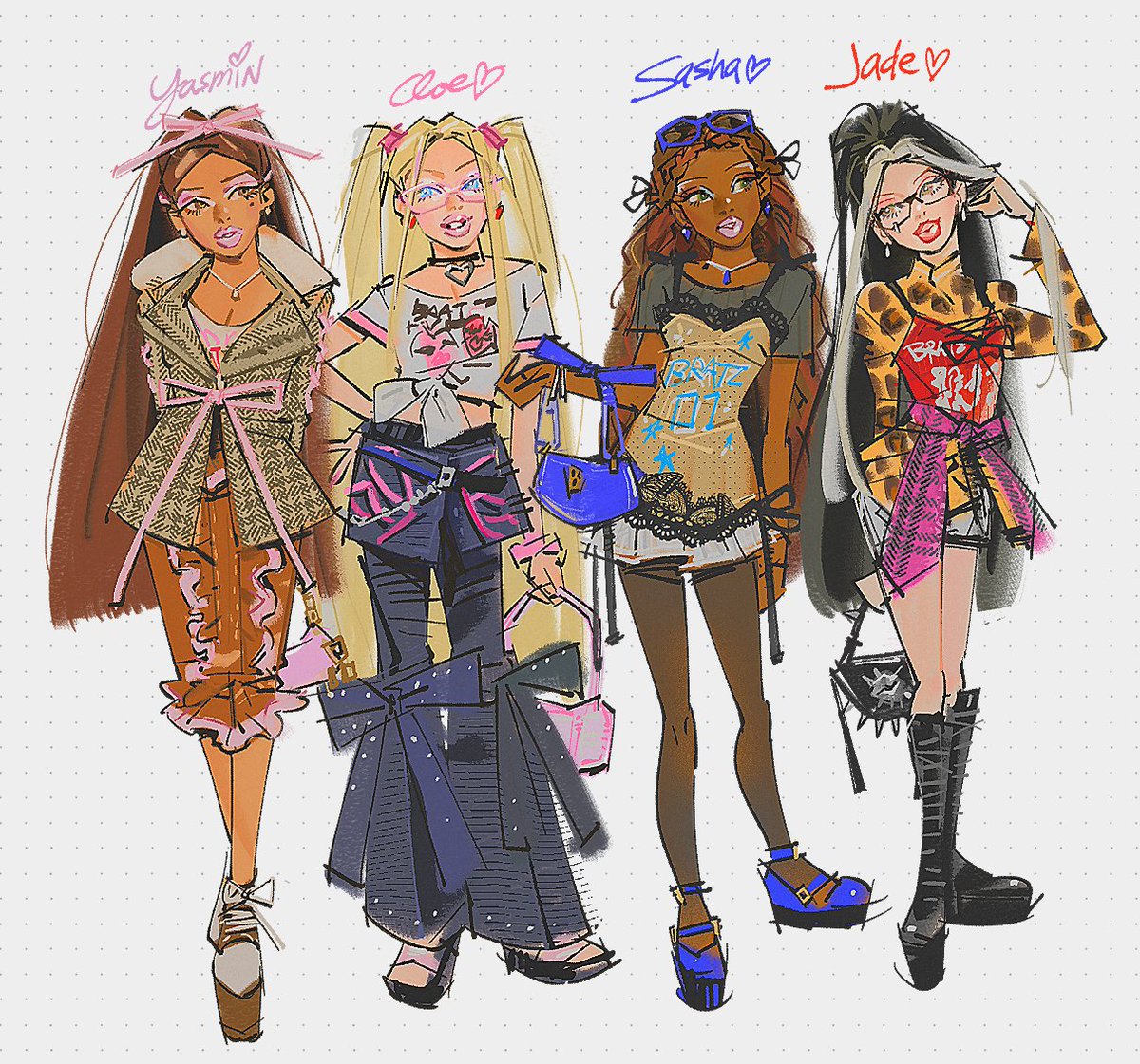 stylin' bratz fanart 💋
