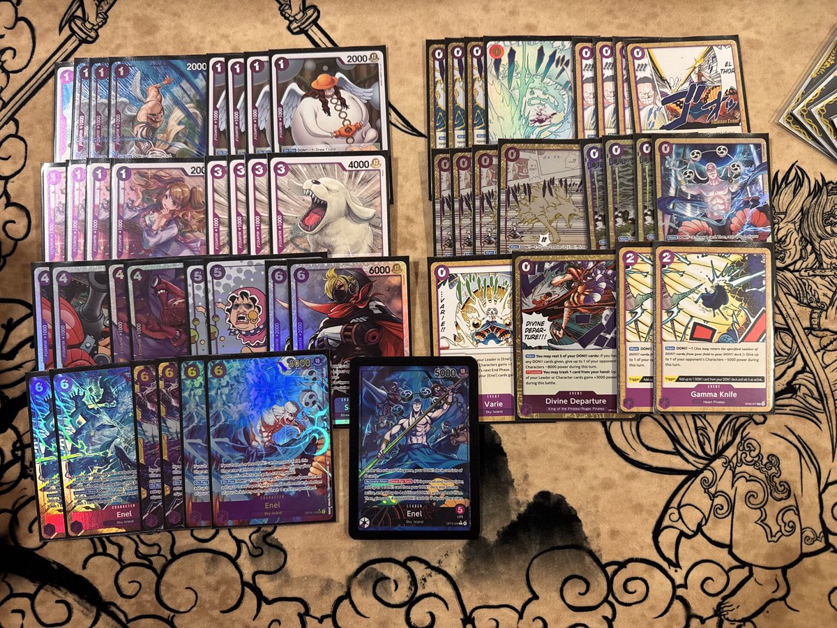 MBswaggedout's tweet photo. Store Championship 4/12
Players: 32
Deck: P Enel

MUs:

RG Luffy ⭕️ 🎲✅
UY Nami ⭕️ 🎲✅
Sky Luffy ⭕️ 🎲❎
P Enel ⭕️ 🎲✅
G Zoro ⭕️ 🎲❎

Invite secured 🫡 https://t.co/HU66WXWBnS