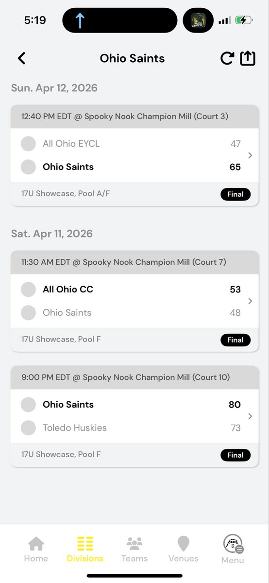 OhioSaints2027's tweet photo. 🚨 UPSET ALERT 🚨
Ohio Saints- 65
All Ohio EYCL- 47

Caleb Ervin- 20🏀
Bryan Craig- 19pt🏀
Ethan Harrigal- 17pt🏀

2-1 on the weekend at (@madehoops) Midwest Mania! Fueled by defense and playing the right way. Put everyone on notice!

Next up ➡️ Pitt Jam Fest
#MarchAsOne⚜️ https://t.co/34pK9trGRA
