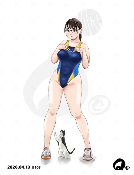 競泳水着の月曜日
今週もヨロシク😊 