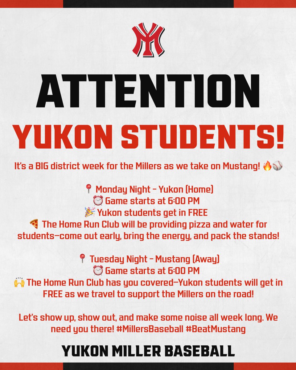Yukon Miller Baseball (@yukonmillerbb) on Twitter photo 