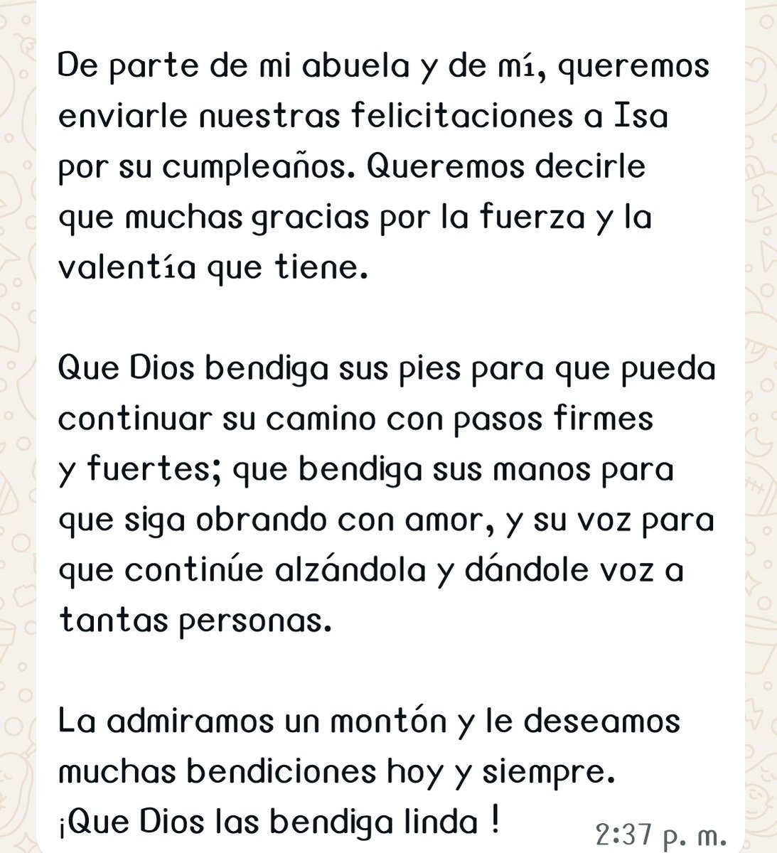 Isabel Zuleta tweet media