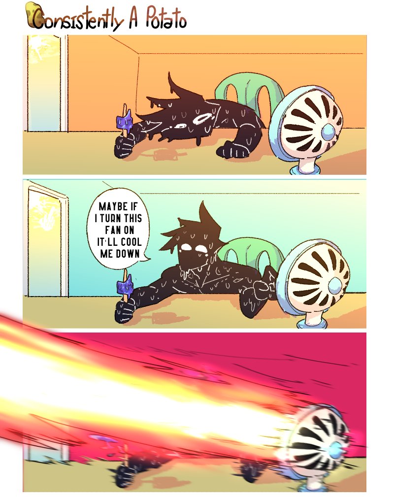 APewtato's tweet image. Looking at my old comics, I think I'm gonna try and revive the series but under a new name.