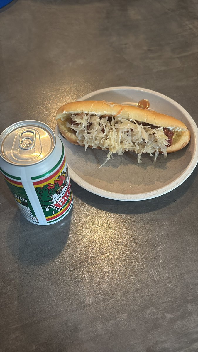 Life’s about compromise, so instead of having two hot dogs for dinner, I’m having one, and a beer