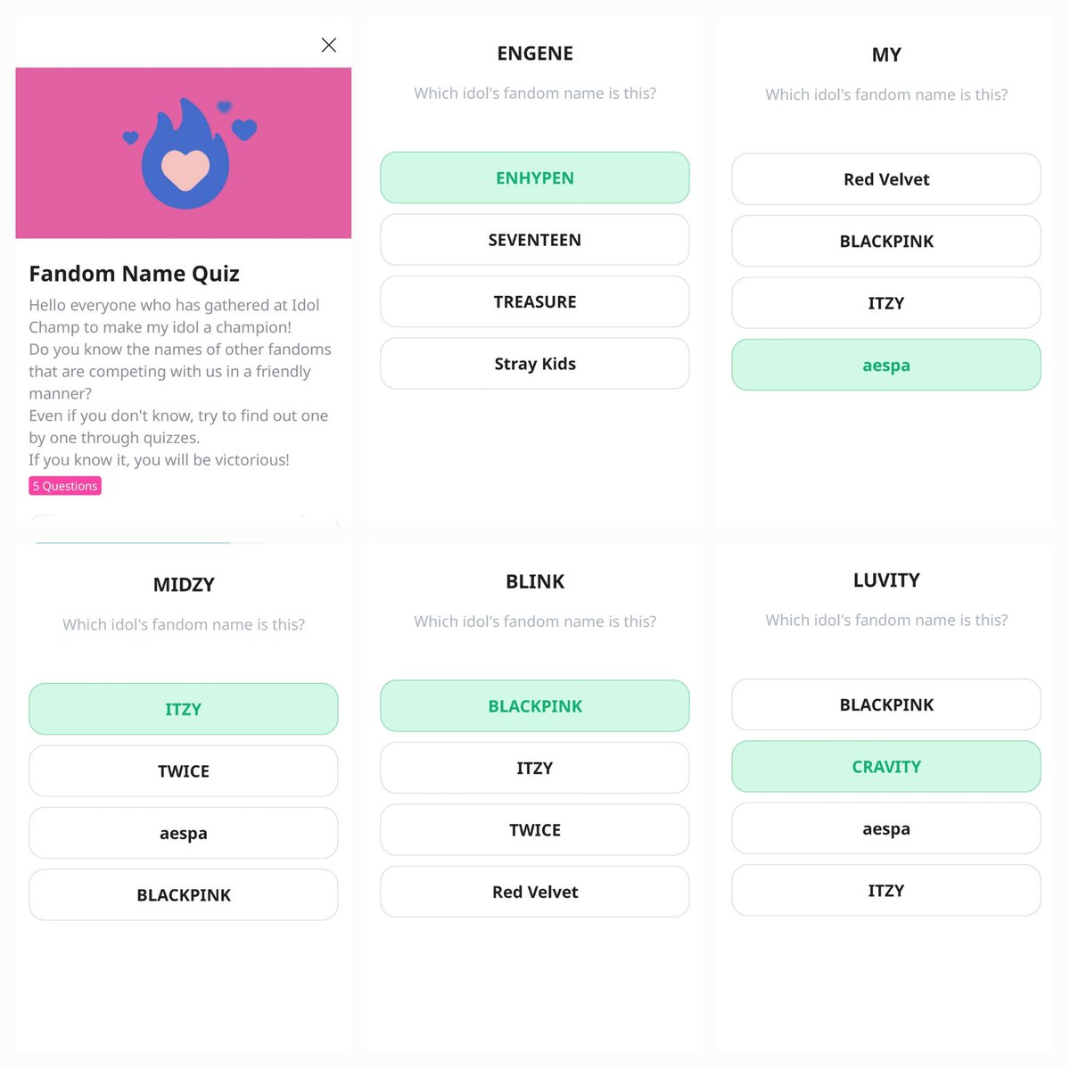 IdolChampTeam ~ Quizzes tweet media