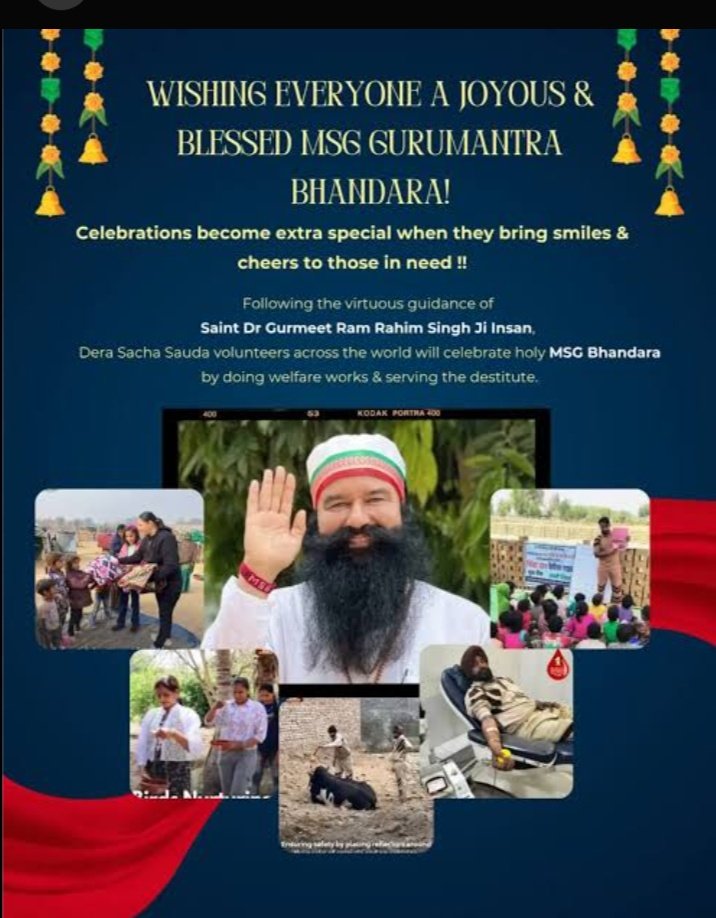 karamje59243100's tweet image. लोग खास मौकों को पार्टियों और मौज-मस्ती के साथ मनाते हैं, लेकिन दूसरी ओर, डेरा के अनुयायी त्योहारों को ज़रूरतमंद बच्चों के साथ मनाते हैं, Saint Gurmeet Ram Rahim Ji के मार्गदर्शन के अनुसार बच्चों में मिठाइयाँ, कपड़े और स्टेशनरी का सामान बाँटते हैं❤️
💐#BestWaytoCelebrate💐
