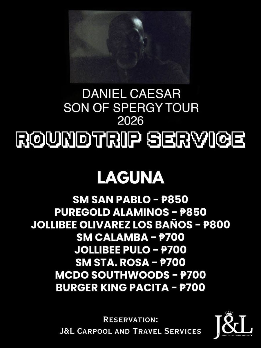 J&L Carpool and Travel Services tweet media