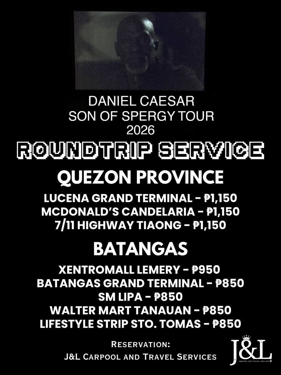 J&L Carpool and Travel Services tweet media