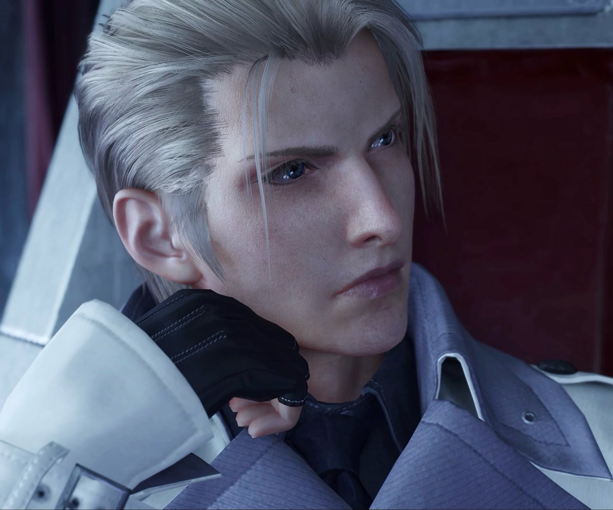 LovelessMidgar's tweet photo. Rufus has the most incredible and intense looks 🤍 #RufusShinra https://t.co/omHndOrpp6