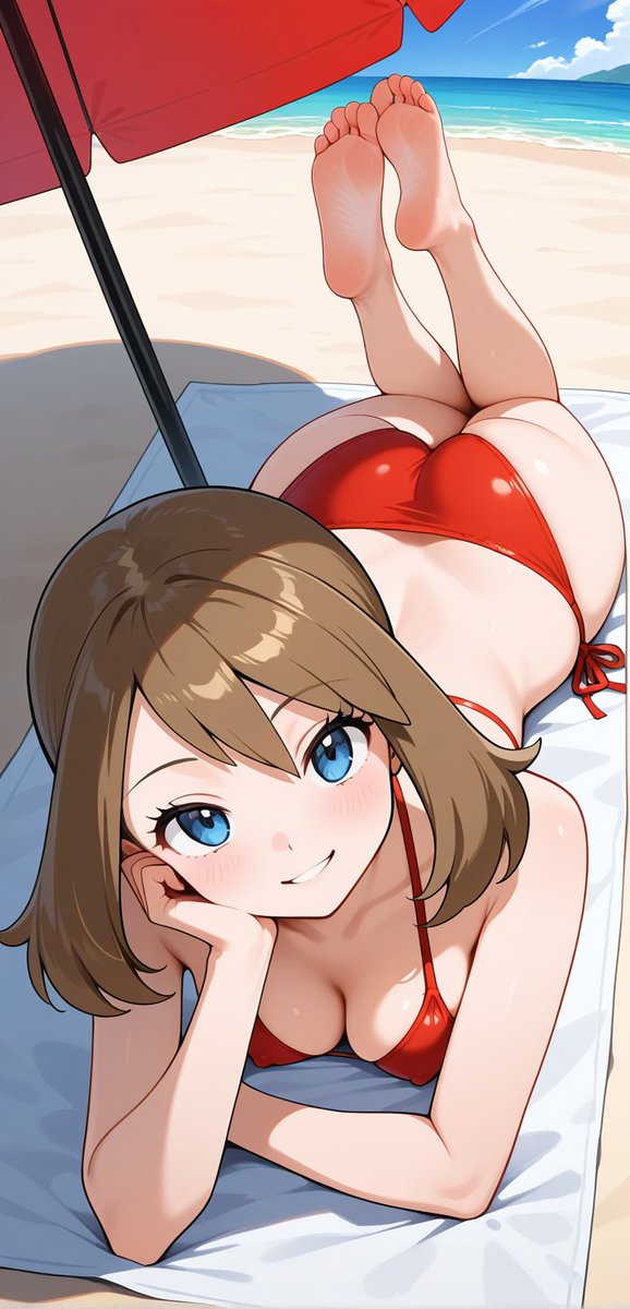 miswaifus1's tweet image. ☀️❤️ May disfrutando el sol al máximo 😄✨

Energía, sonrisas… y pura vibra de aventura 🌊💫

#May #PokeWaifus #SummerVibes  #AnimeGirl