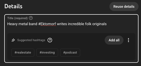 MattMLucas's tweet photo. According to YouTube, heavy metal band @EktomorfBand is the place to go for real estate and investing advice https://t.co/YmnyG6yzeB