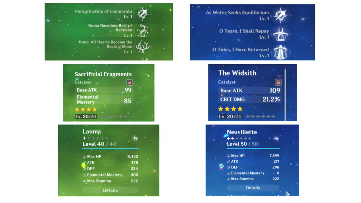 Uta 𓏲ּ𝄢 New Genshin pilot / 10+ proofs! tweet media