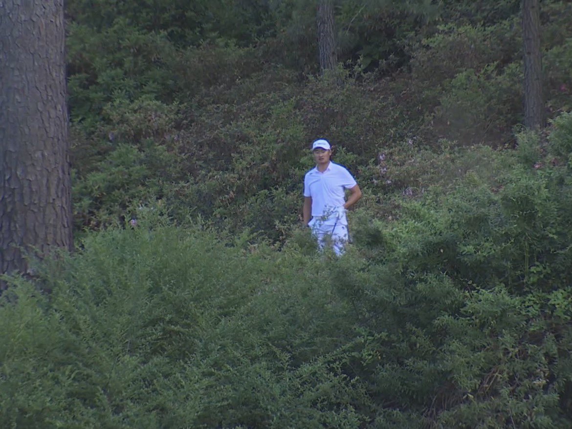 endalienlibs367's tweet photo. “Scheffler is waiting on Haotong Li who putted into the water.” -Jim Nantz
What a quote. https://t.co/mDbHrpeZXR