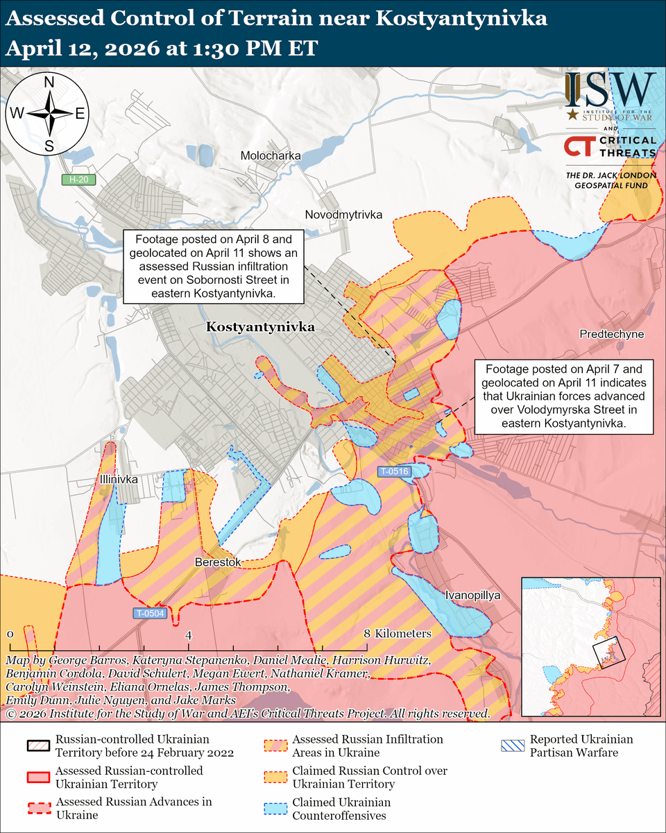 Institute for the Study of War tweet media