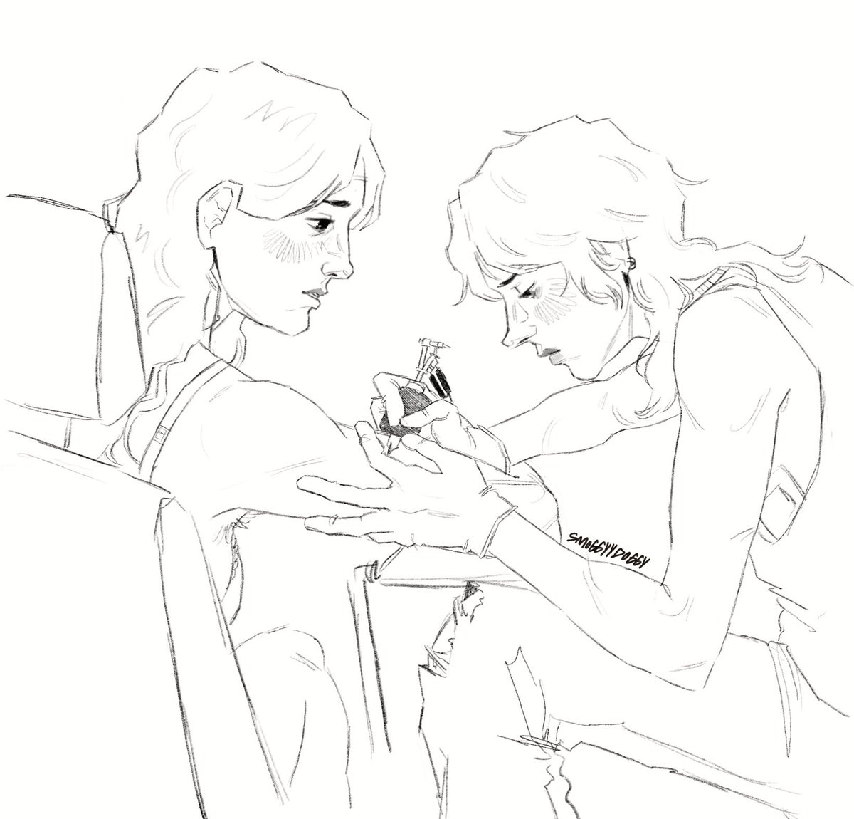 help ! im in love with my tattoo artist 
#lottienat