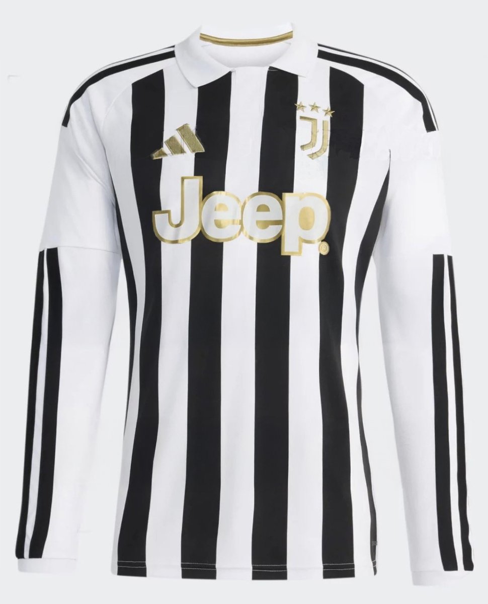 LARGOESPN's tweet photo. Vazou a camisa da Juventus para temporada 26/27. ⚪⚫

O que você achou? https://t.co/DFbso1MDe9