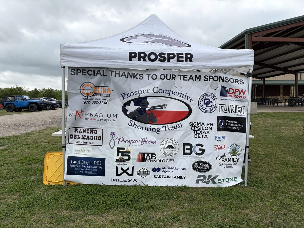 mc5TX's tweet photo. Fun day at the April Fool’s shoot yesterday with Walker.  @ProsperCST2425 won FIRST and Walker shot really well on a really tough course. https://t.co/rtodg11Ptj