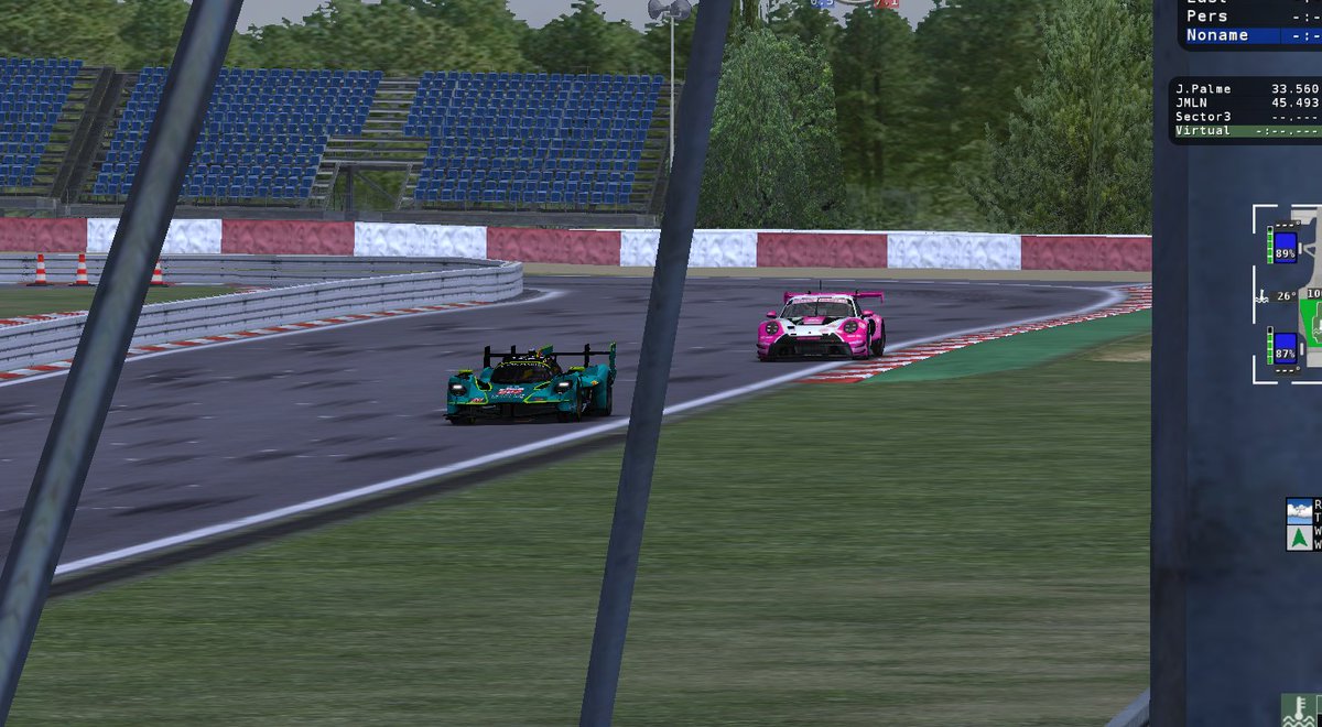 F1managerTw's tweet photo. 20seg de sanción al auto 007 @v_jmln  por provocar una colision con un Gt3 @CQTASPC_Zxro https://t.co/U5ht83W9AQ