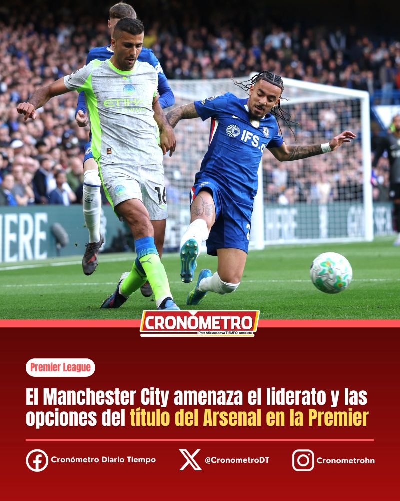 CronometroDT's tweet photo. BATALLA POR EL TÍTULO EN PREMIER🤯

¿Le arrebatará el título en Inglaterra? Manchester City goleó como visitante a Chelsea y ahora amenaza el liderato de Arsenal. #PremierLeague #mancity #Gunners #Chelsea

🚨DETALLES: https://t.co/7VuNaXpH63 https://t.co/EjEJWIoO1l