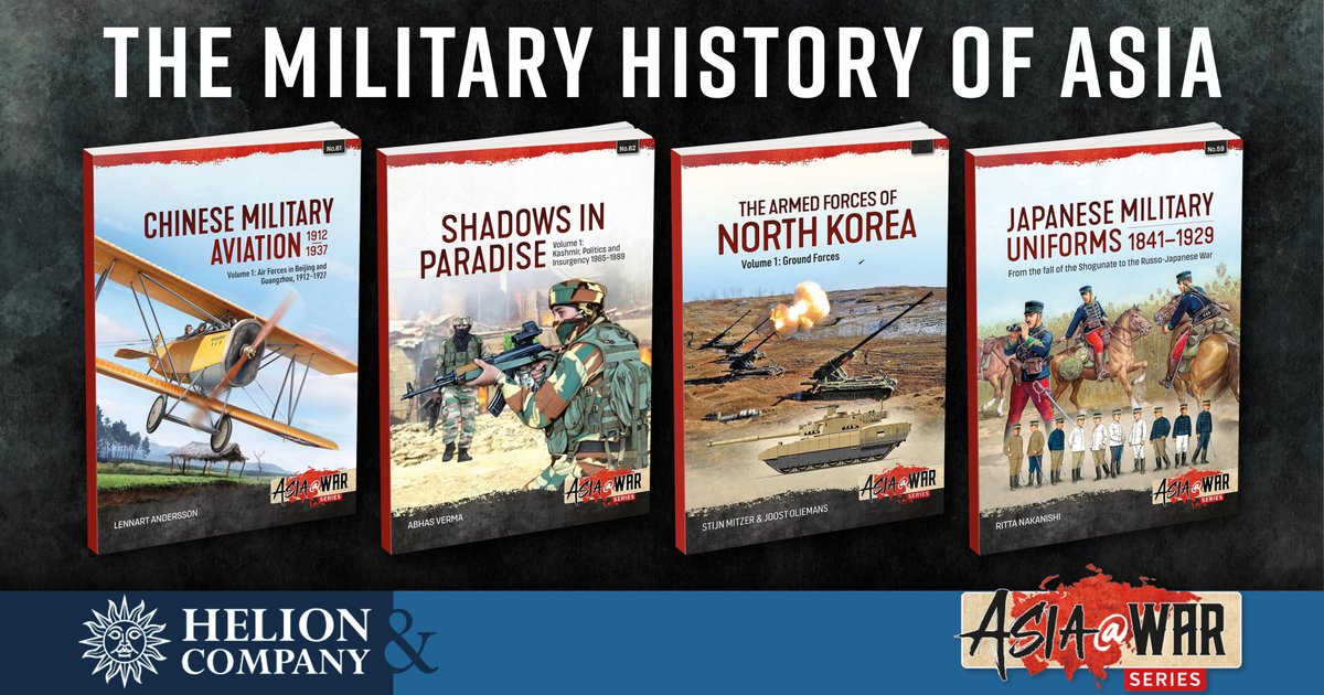 casematepub's tweet image. Helion's Asia@War series explores the military history of Asia since World War II, examining past wars, strategies, and historical impacts on the continent. @Helionbooks

💻️: tinyurl.com/4yzy4jrm

#asianmilitaryhistory #militaryhistory #asiasmilitary
