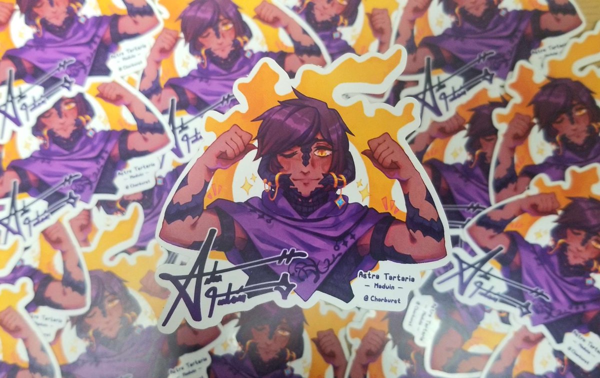Charburst_'s tweet photo. My Fanfest stickers are ready!!! I'm so excited to attend Fanfest for the first time AHH and of COURSE I'm going to participate in the #FanfestWoLTrade !!

Can't wait for everyone to meet my girl Astra :) in three different flavors!! https://t.co/7lJMozvYDY