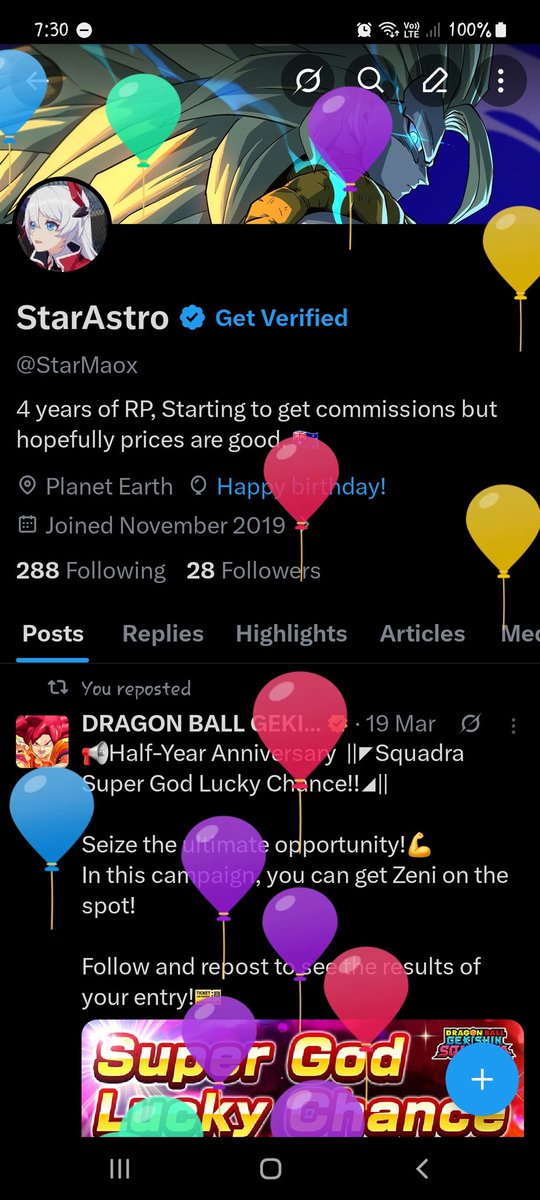 StarMaox's tweet photo. Birthday time!! https://t.co/XwjL3oY6MJ
