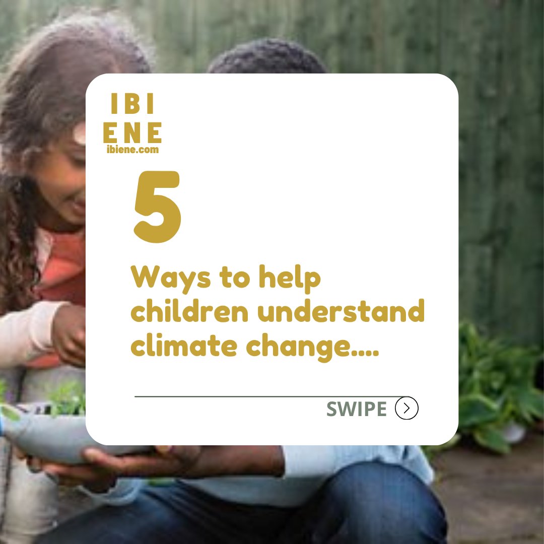 ibienemagazine's tweet image. SCROLL to learn how to help children understand climate change in a simple, engaging way.
Tap on the link in bio or visit ibiene.com for more.
#ibienemagazine #lifestylemodel #ClimateEducation #TeachClimateChange