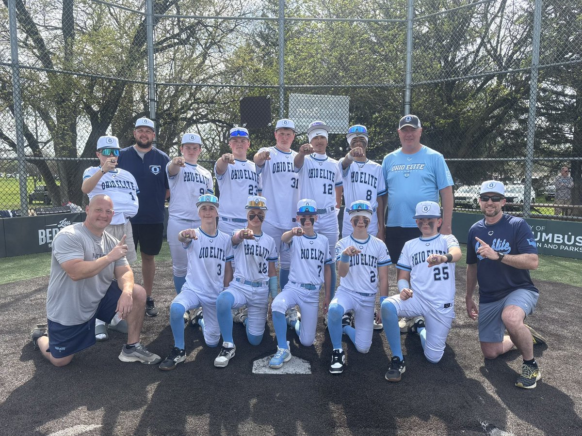 OhioElite13U's tweet photo. It felt great to be back in Cbus. Our first in town tournament of the year, and we went 4-0 to win the USSSA Dirt on my Diamonds tournament. @OEBbaseball @UssaBaseball https://t.co/pDjbLAOFMw