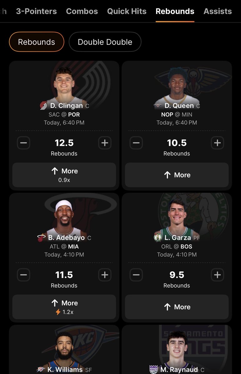 AustinMansad5a's tweet photo. @DraftKings @DK_Assist 
Here is draft kings being absolute scum bags again. 30% of players available and you have zero option to pick any of them  less. All you can do is pick more 😂

Prize picks, underdog, sleeper….ALL OF THEM allow more or less with every player available https://t.co/zWe7FHkB45