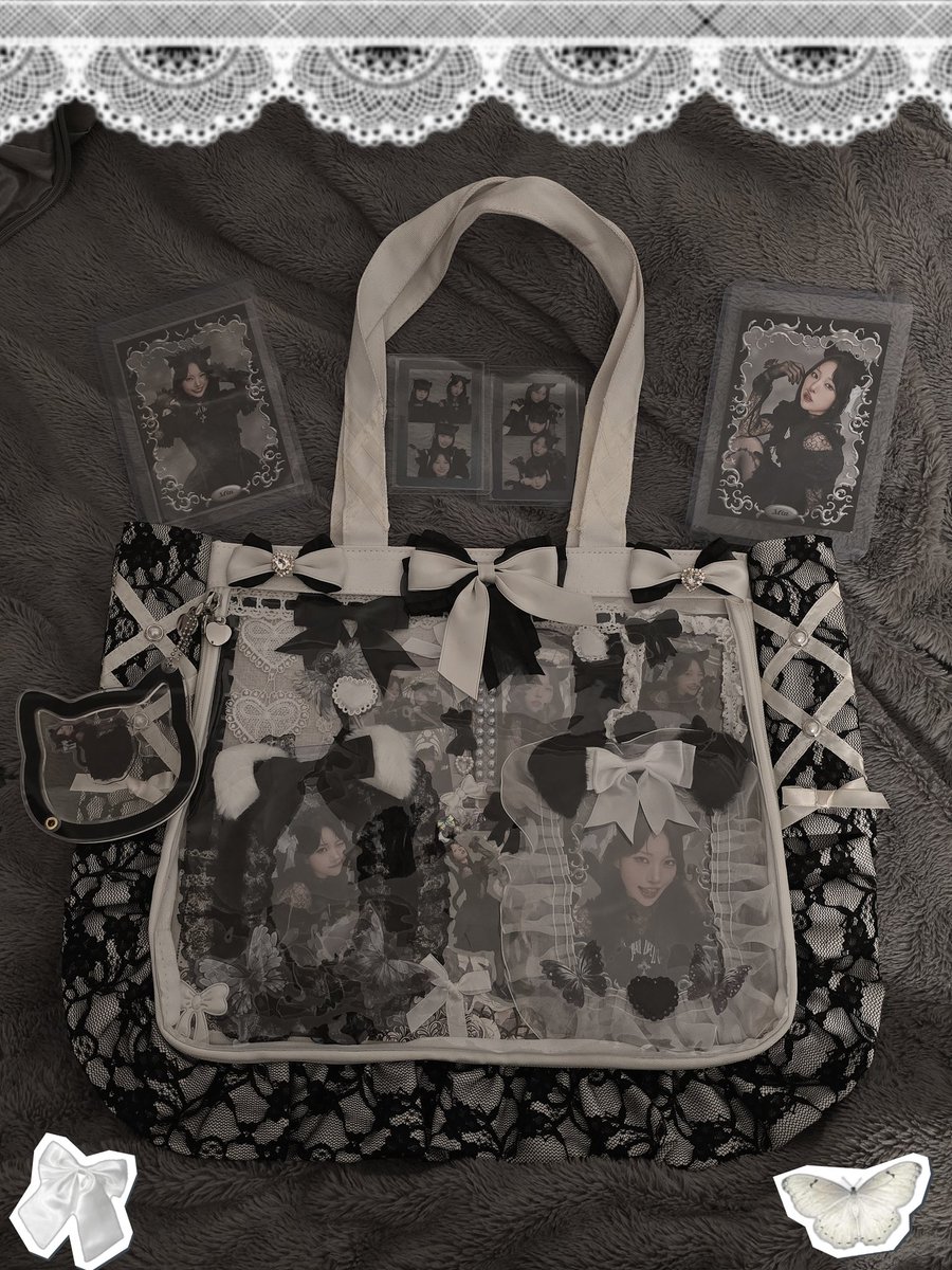 miupuris's tweet photo. kitty miu itabag 🤍🐈‍⬛️ #美雨 #ファントムシータ https://t.co/c88txXsKKP